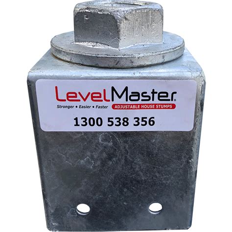 adjustable metal house stumps|level master adjustable house stumps.